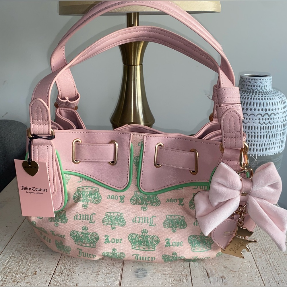 NWT Juicy Couture Juicy Fan Club Satchel
